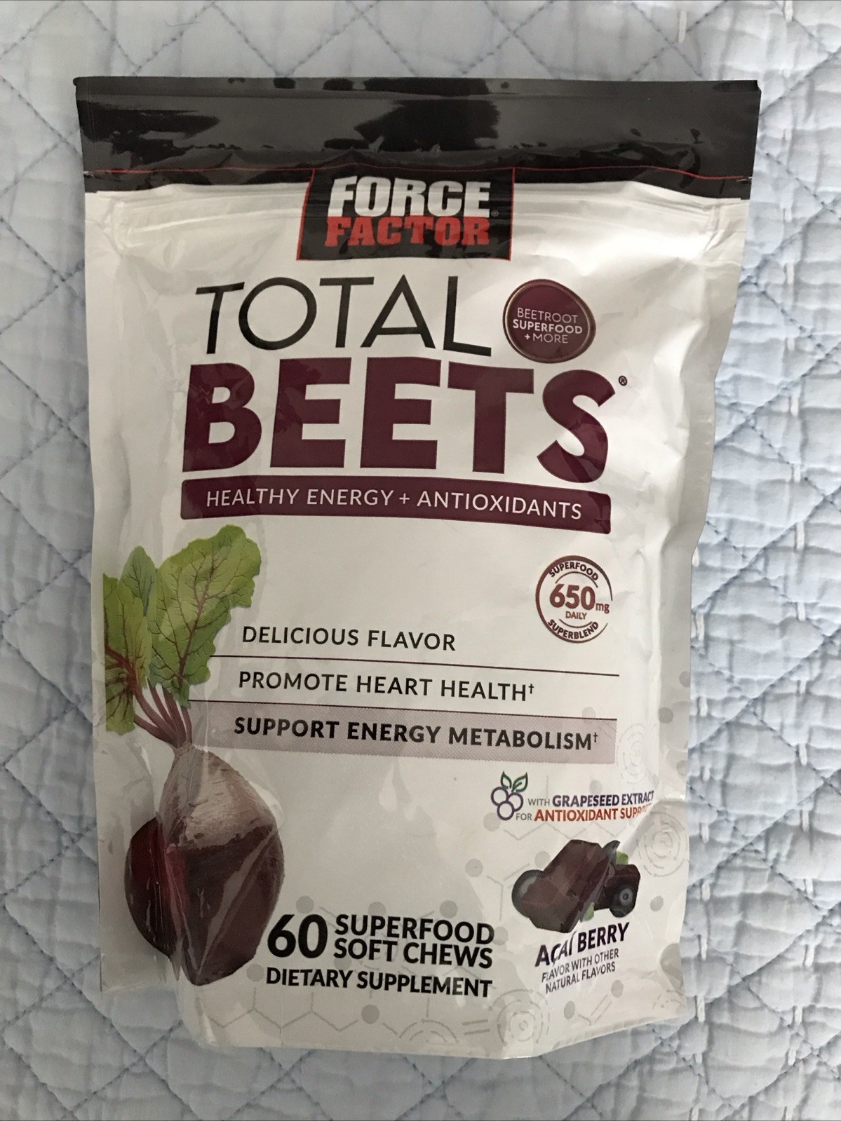 total beets Soft Chews With Beetroot Nitrates L-citrulline,grapeseed Extract,