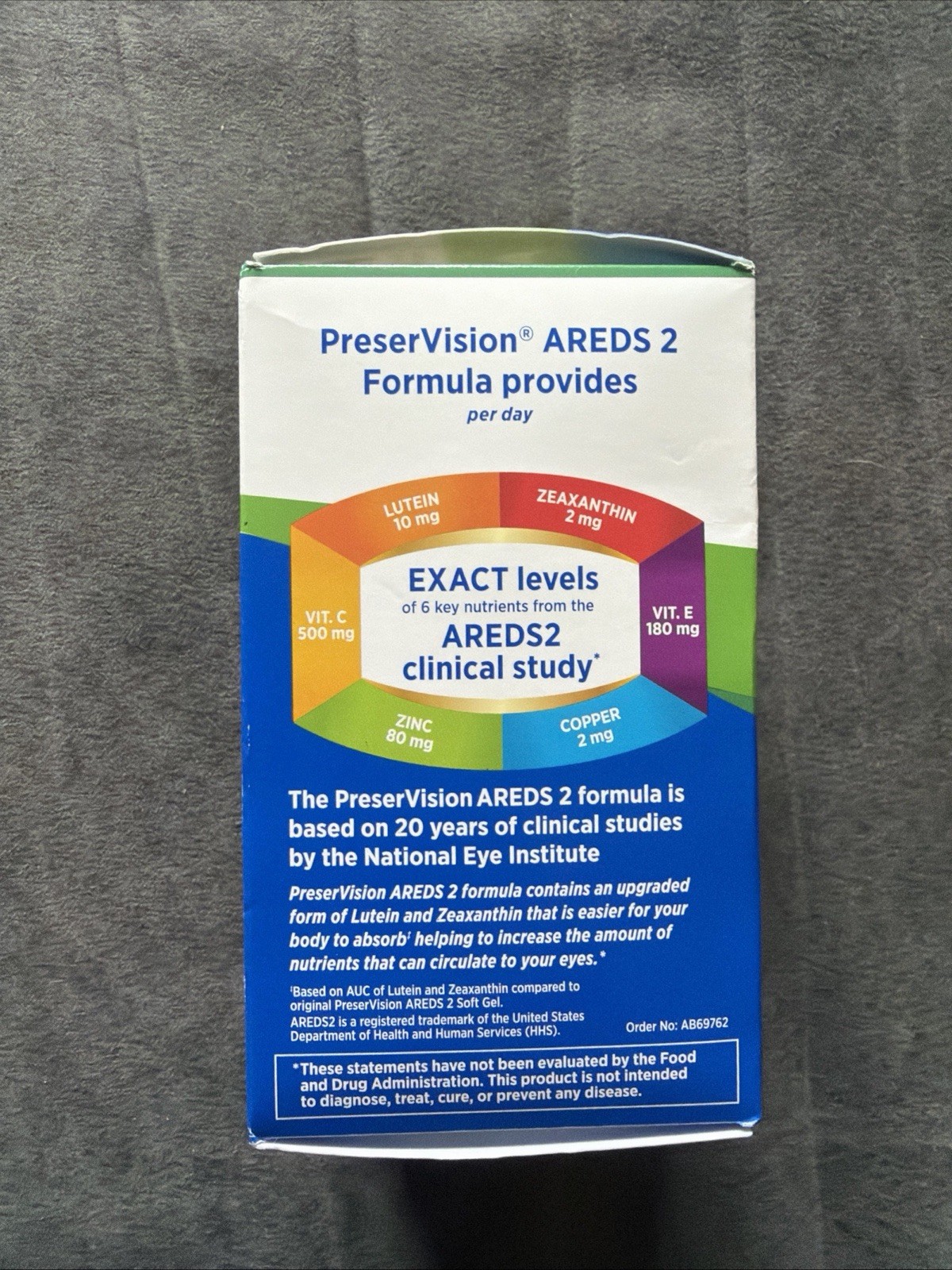 PreserVision Areds 2 Eye Vitamin and Mineral – 120 Softgels Exp 9/26