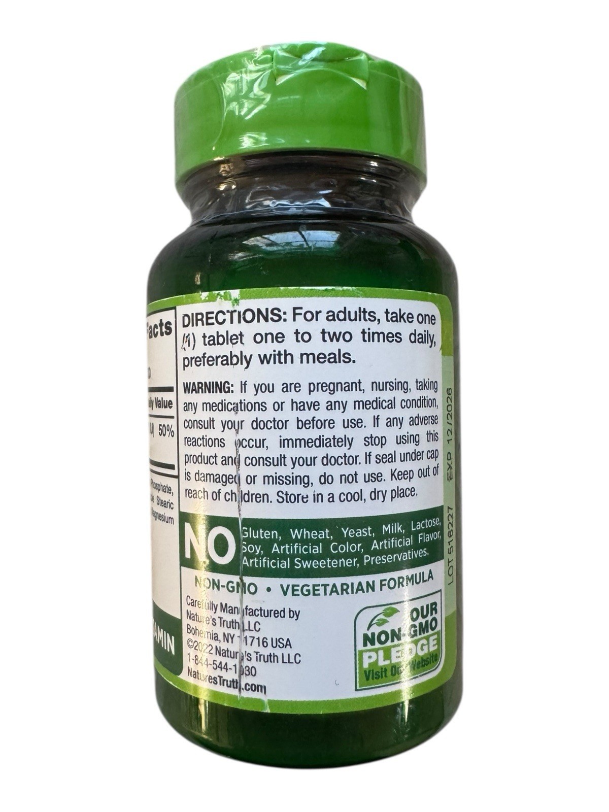 Nature’s Truth Vitamin D3 Tablets – 400iu – 10 mcg – 100 Count – Ex: 12/26