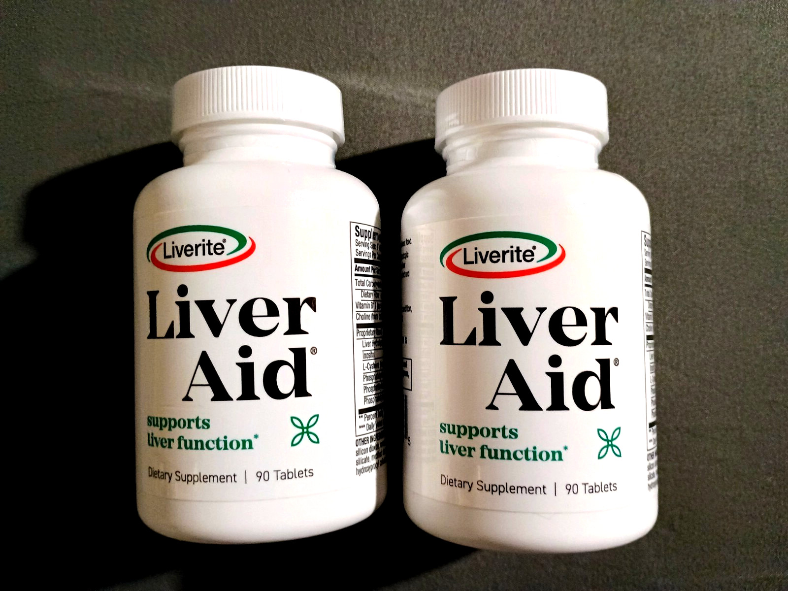 (2) New Bottles Liverite Liver Aid Liver Support Liver Cleanse