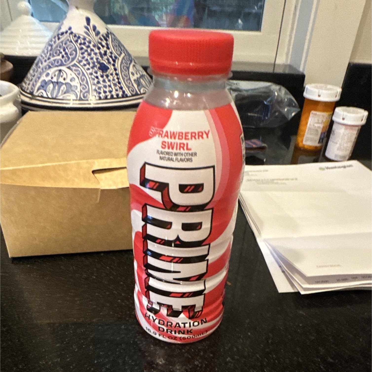Prime Hydration Drink – Strawberry Swirl Electrolytes Liquid, Coconut Water