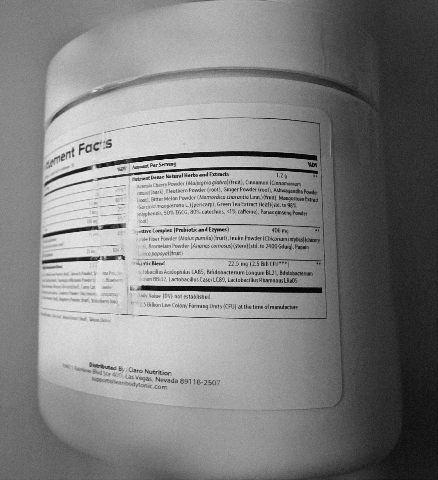 Nagano Tonic All Natural Energy Metabolism Digestion 5.29oz 30 Scoops – New