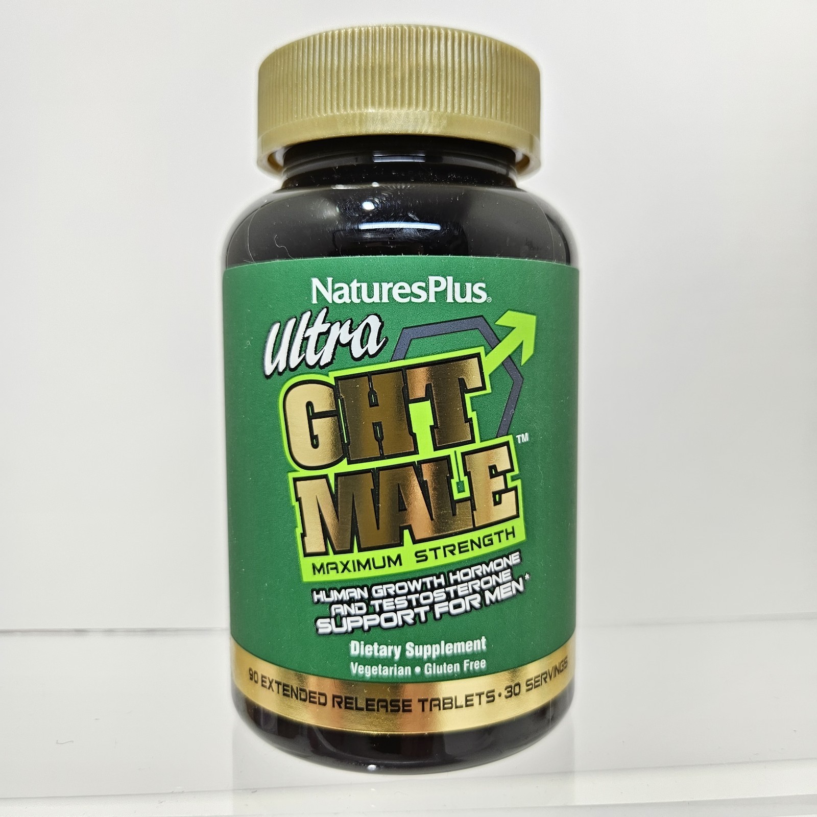 Nature’s Plus Ultra GHT Male Max Strength Hormone Booster 90 Tablets Exp 10/2029