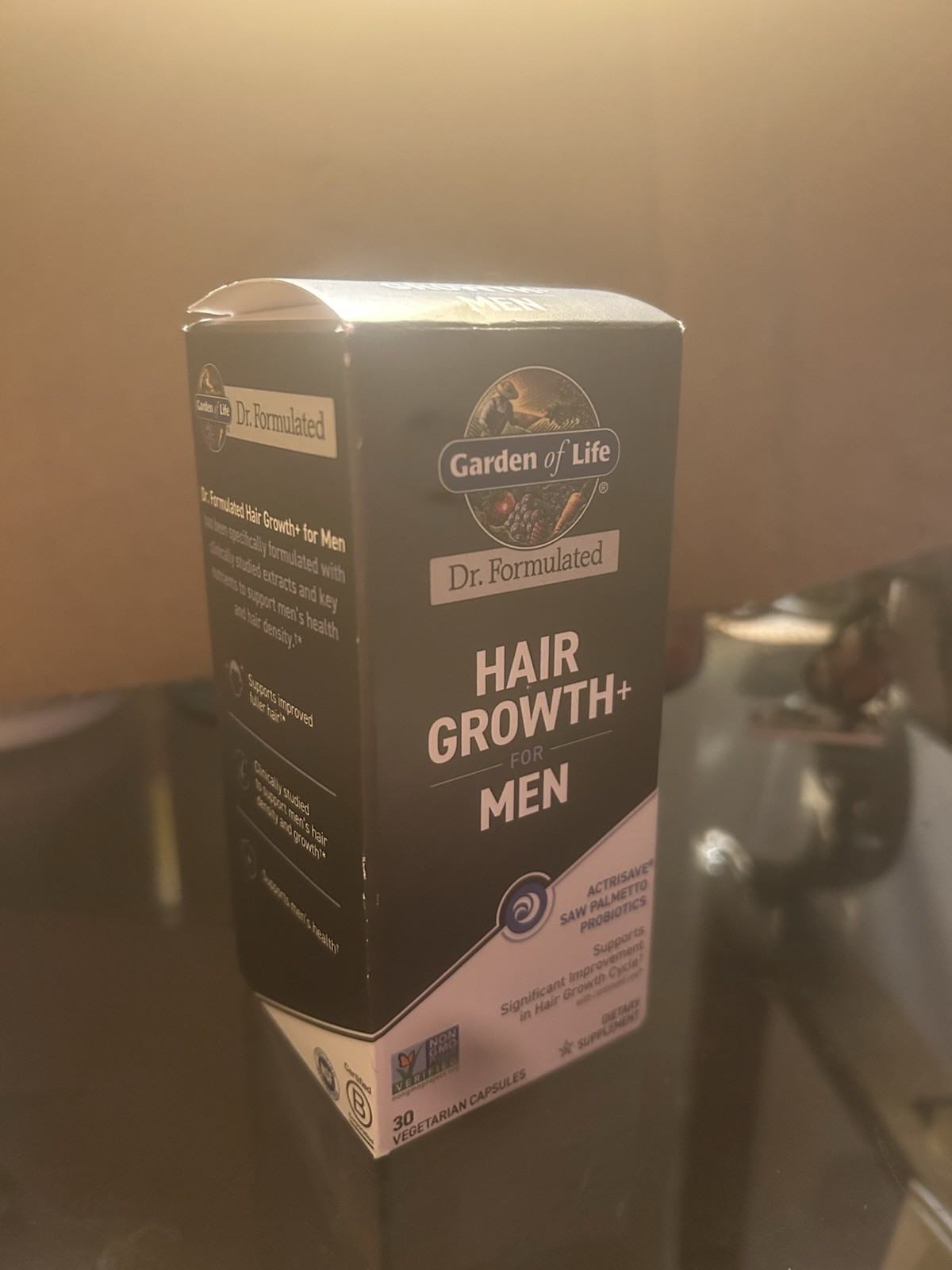 Garden of Life Dr Formulated Hair Growth Plus for Men Supplement 30 Ct 01/2027 N