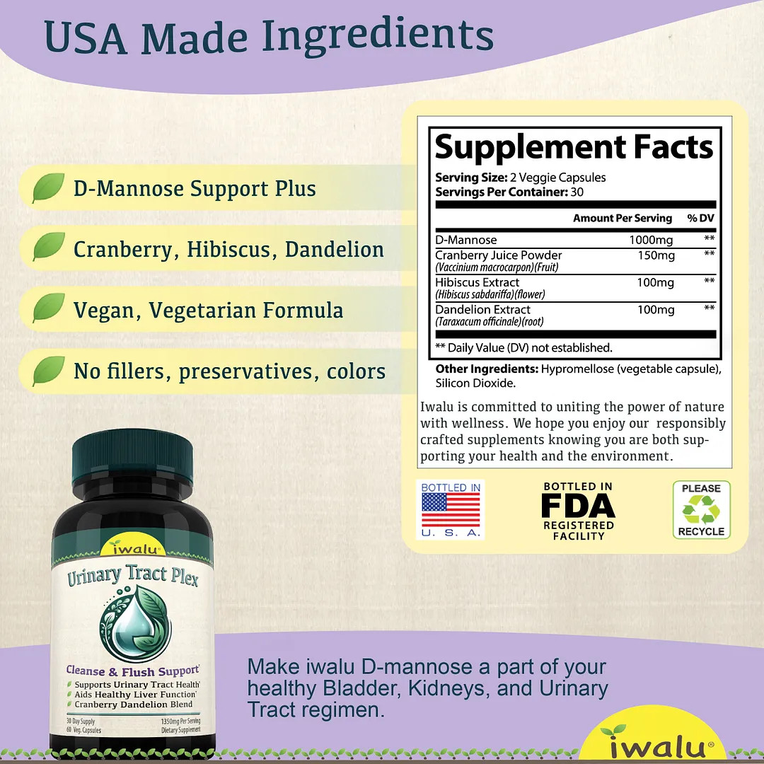 Urinary Tract Natural Supplements | Best Supplement Capsules FREE SHIP