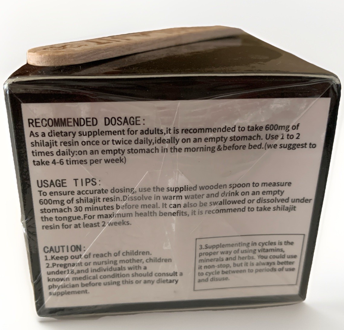 Premium Pure Himalayan Shilajit Resin – Essential Extract 1.76 oz./50g Sealed
