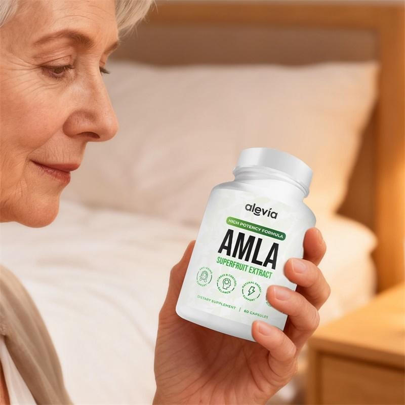 Organic Amla Capsules 1000mg – Indian Gooseberry Amla Fruit Supplement – Orga…