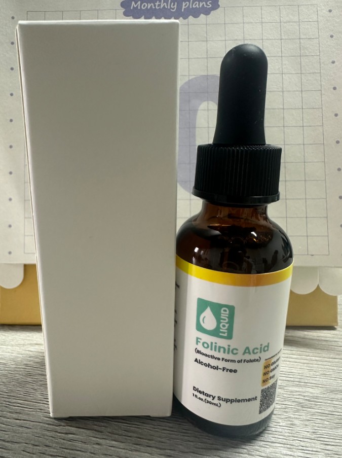 Folinic Acid Leucovorin Bioactive Form of Folate Alcohol Free Speech Delay-30ml