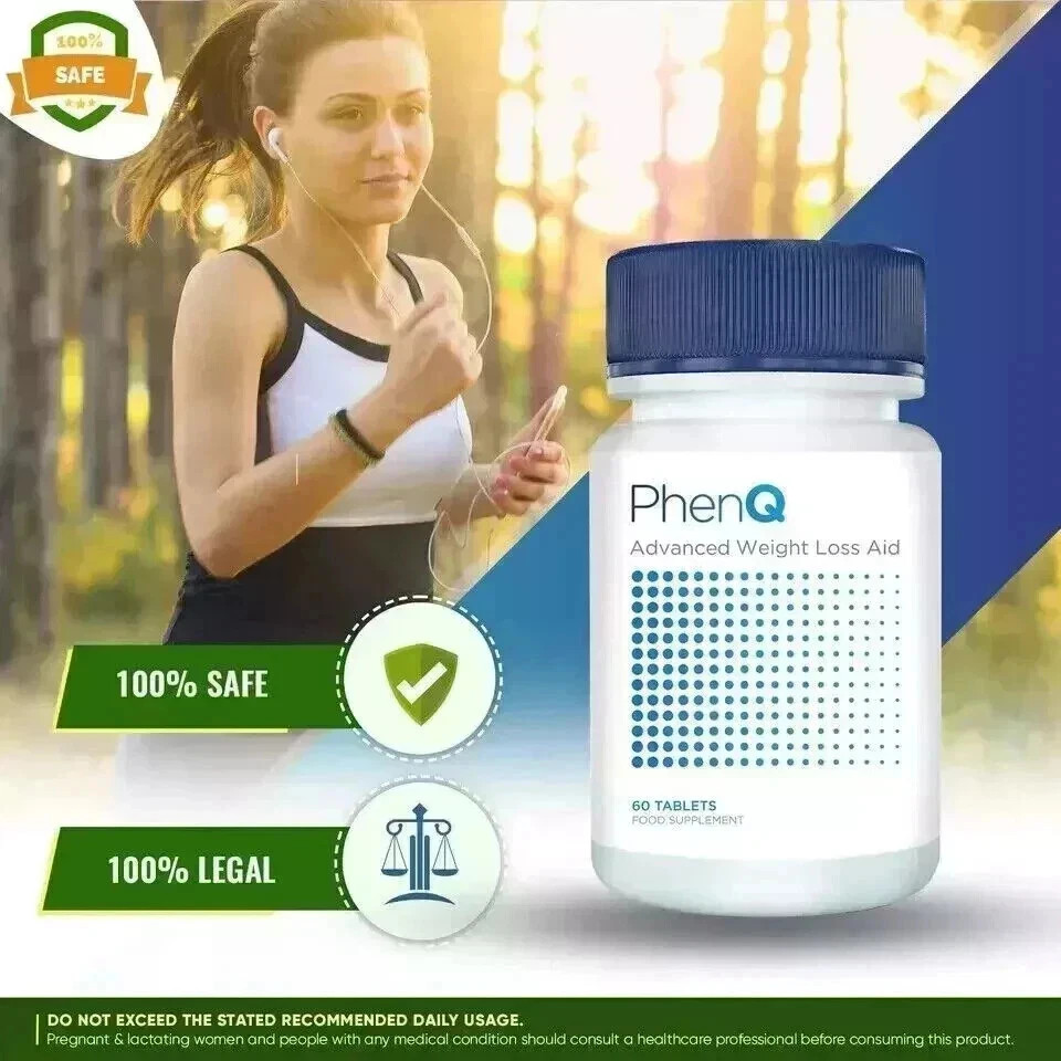 PhenQ Weight Loss Supplement Burn Fat Burner Energy Phen Q NEW (Pack of 2)