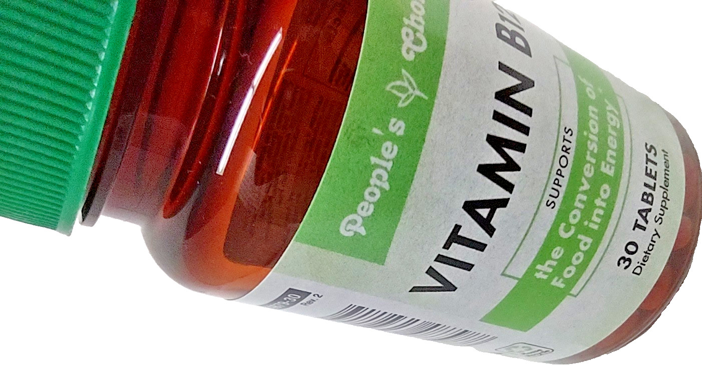 ( Lot 12 Bottles ) P.Choice Vitamin B12 ( 30-Tablets/Bottle=TOTAL 360-Tablet )