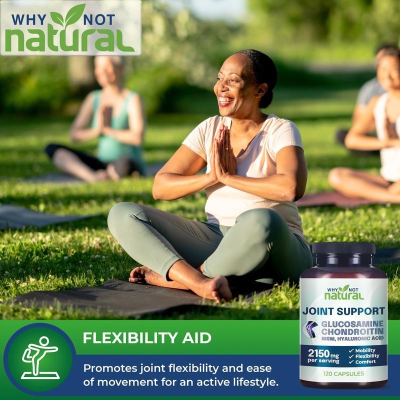 Why Not Natural Glucosamine Chondroitin MSM–Joint Support for Mobility & Comfort