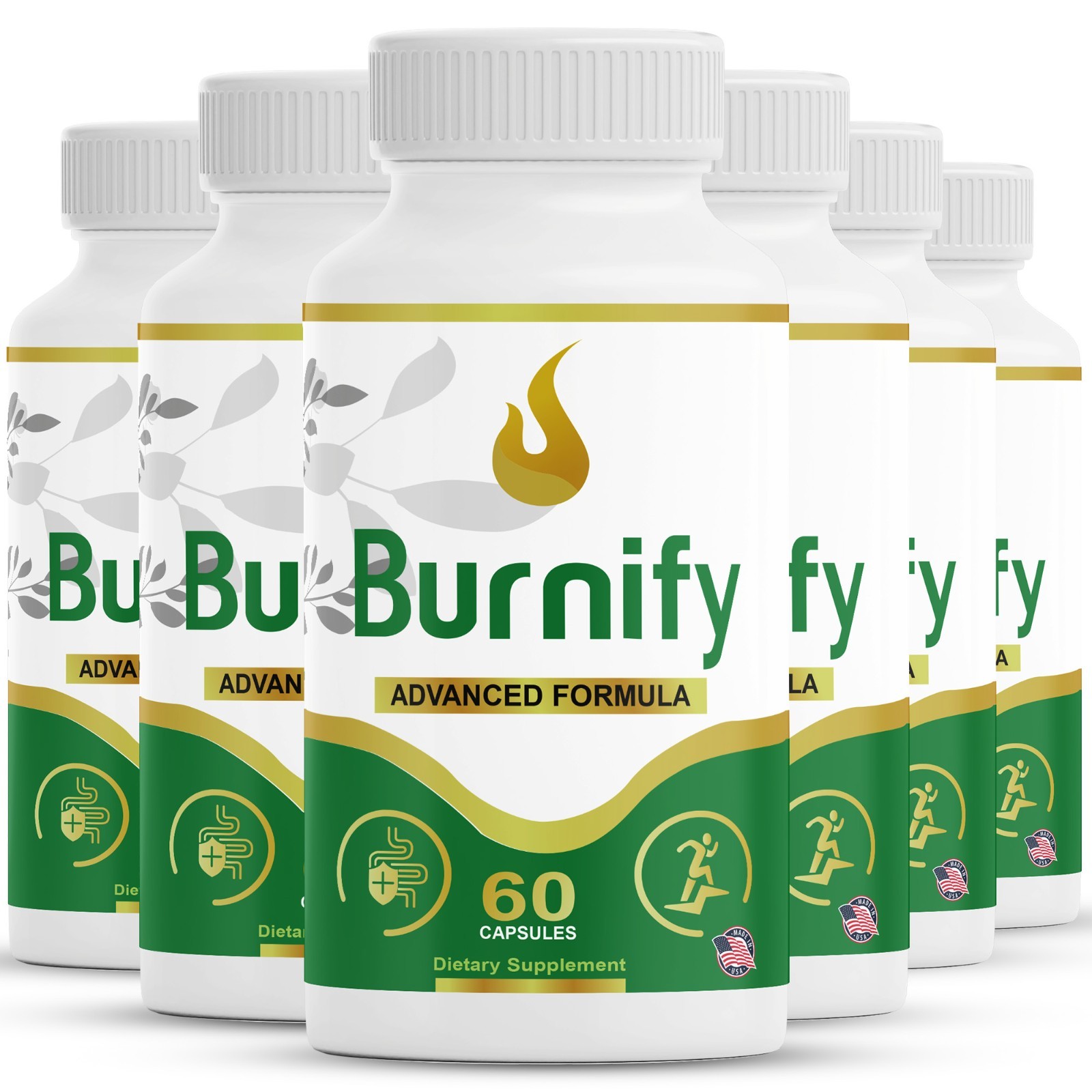 ( 6 Pack ) Burnify Pills for Weight Loss, Burnify Capsules for Daily Health