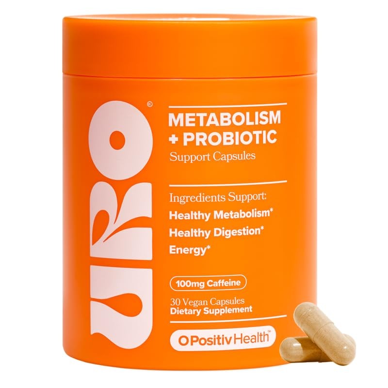 URO Metabolism + Probiotic Capsules – Metabolism, Gut Health & Sustained Ener…