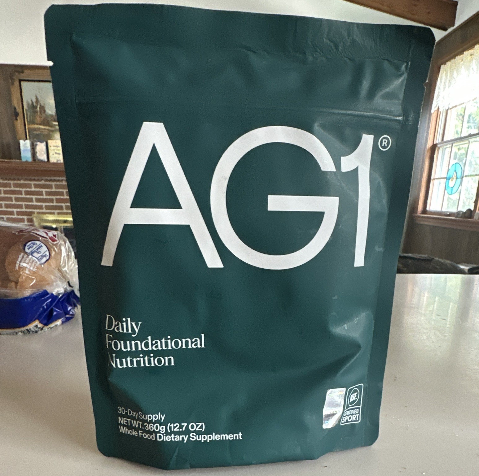 AG1 Whole Food Dietary Supplement Powder for General Wellness, 12.7 oz