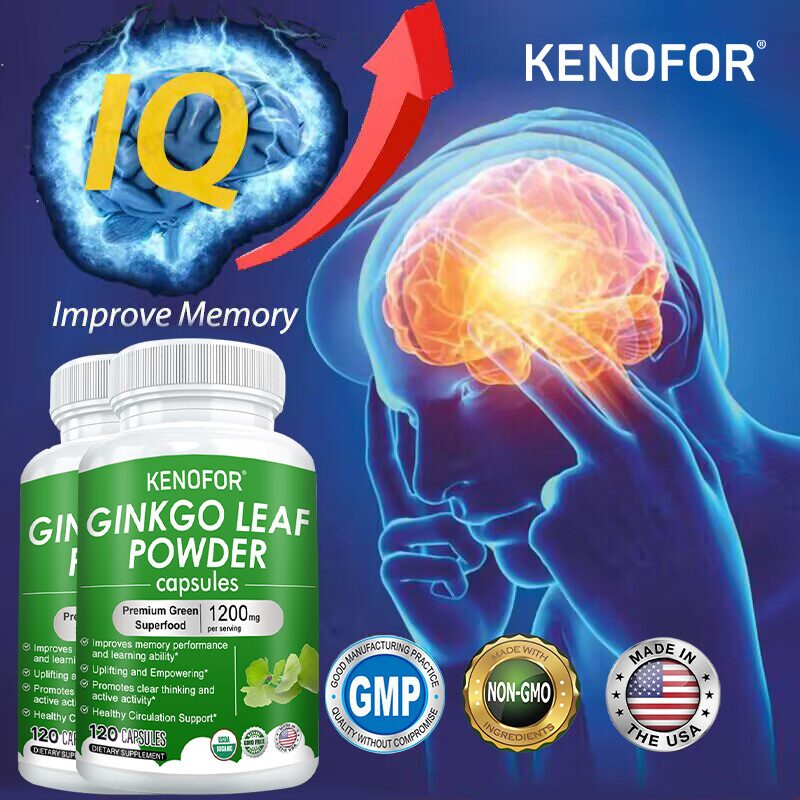 Ginkgo Biloba Extract Capsules – Improves Memory Performance & Learning ability