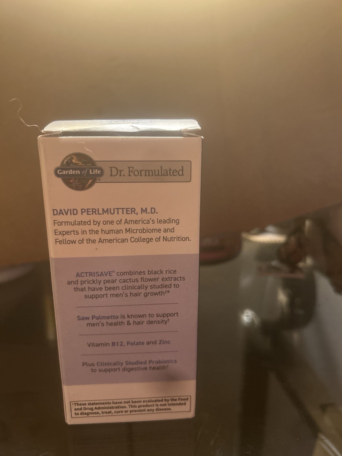 Garden of Life Dr Formulated Hair Growth Plus for Men Supplement 30 Ct 01/2027 N