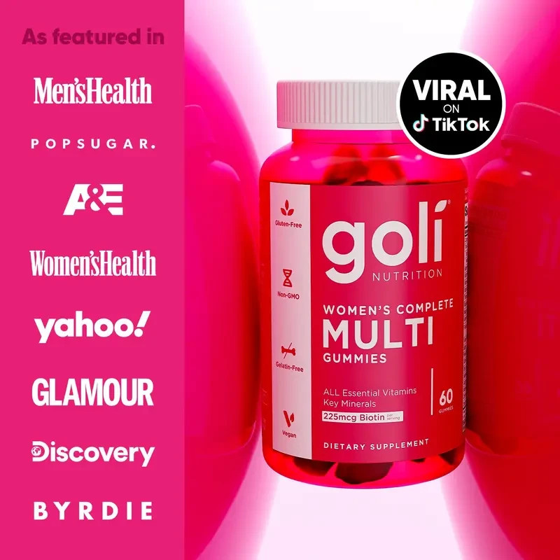1 Bottle of Women’s Complete Multi Gummies. Gluten-Free, Vegan,Non-GMO
