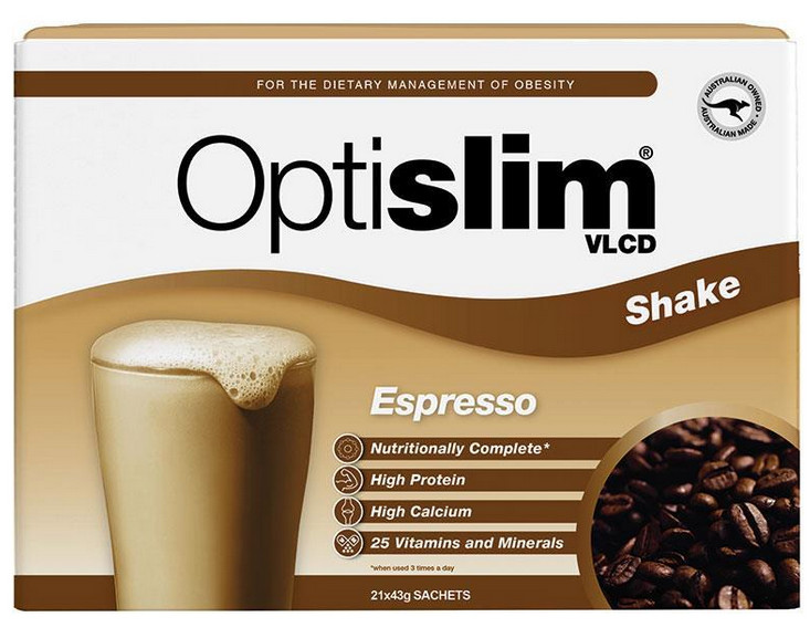 Optislim VLCD Meal Replacement Shake 21 x 43g Sachets （Default Chocolate flavor)