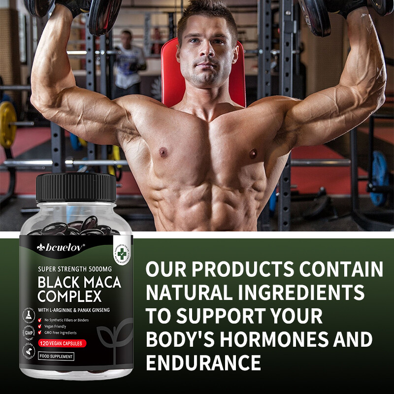 Black Maca Complex Capsules -Enhance endurance,power and vitality,immune support