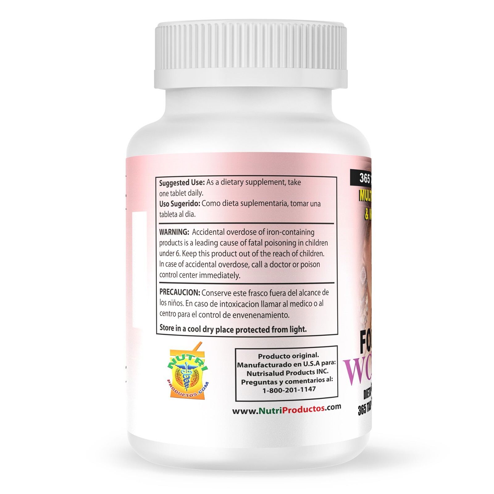 Multivitaminas Forever Woman 365 tabletas 1 year supply vitaminas para la mujer