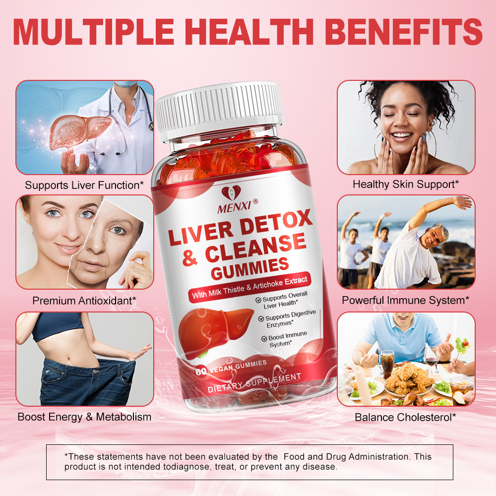 Liver Cleanse & Detox Support Supplement 3000mg with 24 herbs + Milk Thistle