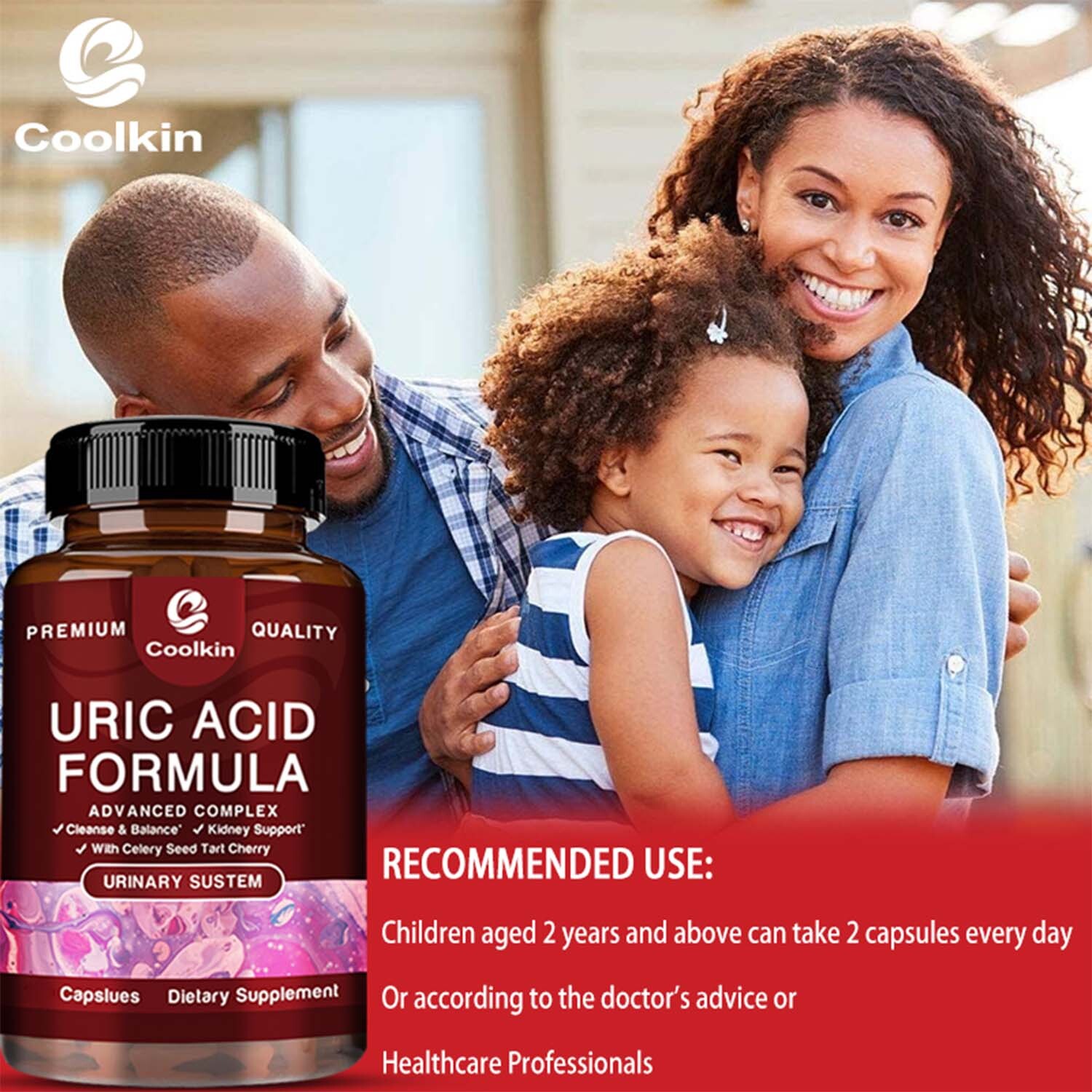 Uric Acid Formula-Tart Cherry, Milk Thistle,Cranberry-Kidney Cleanse,Gout Relief