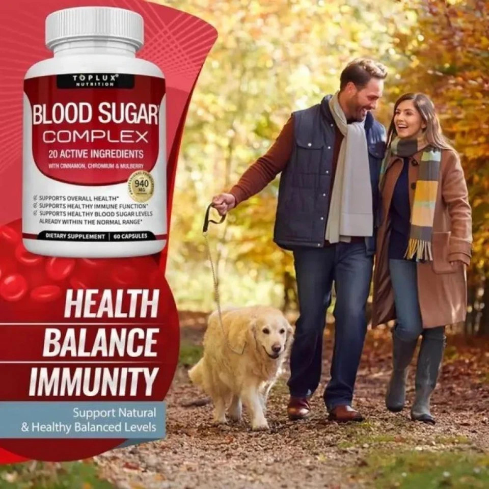 Blood Sugar Complex with 20 Vitamins and Minerals , 60 Caps