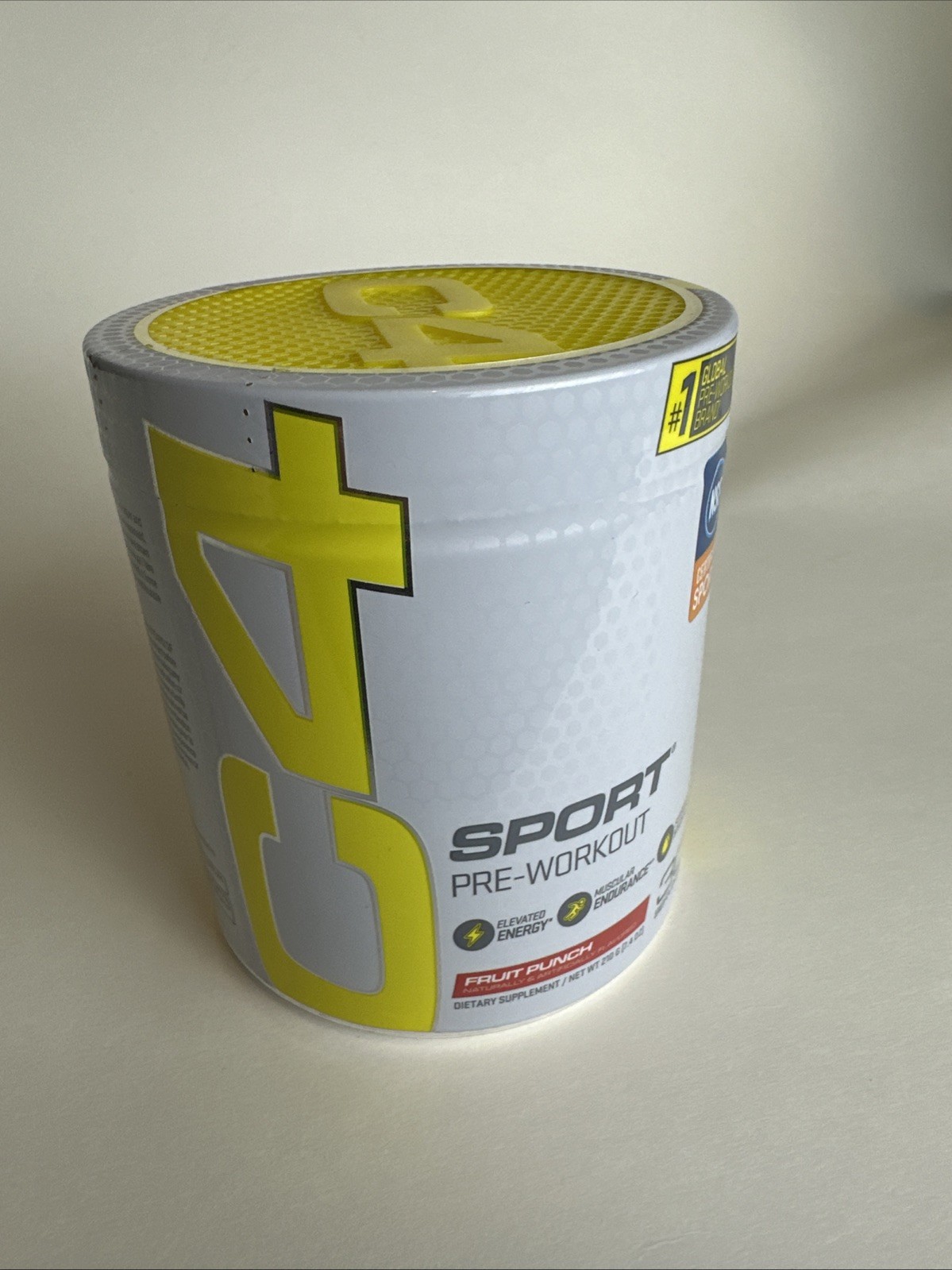 C4 Sport Pre-Workout Fruit Punch 7.4 oz (210g) Best By 10/2026 Unopened