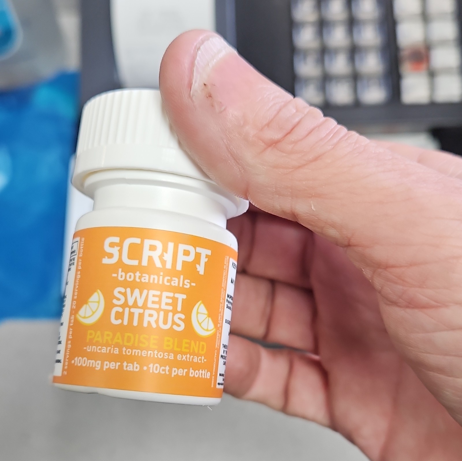 SCRIPT botanicals Sweet Citrus Uncaria tomentosa Extract Tablets 100mg 10ct