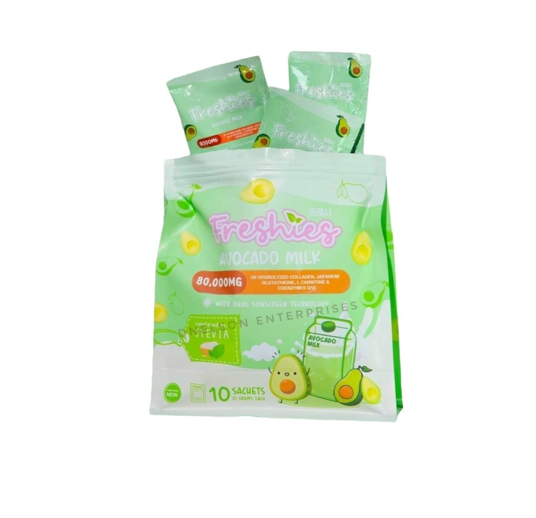 Freshies Avocado Milk by Juju Glow 10 sachets x 21g