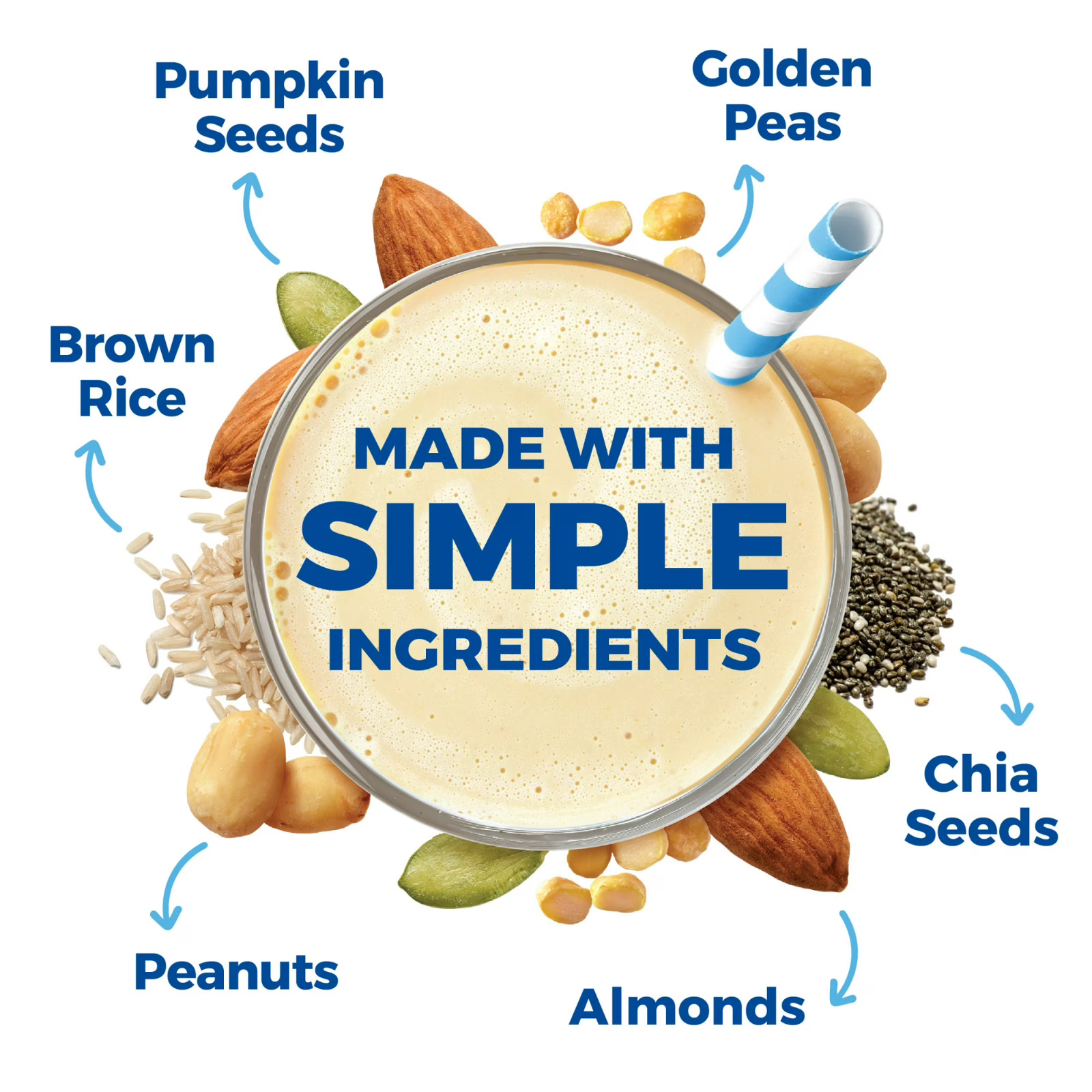 Orgain Simple Organic Vegan Protein Powder Vanilla 20g Protein 1.25 lb