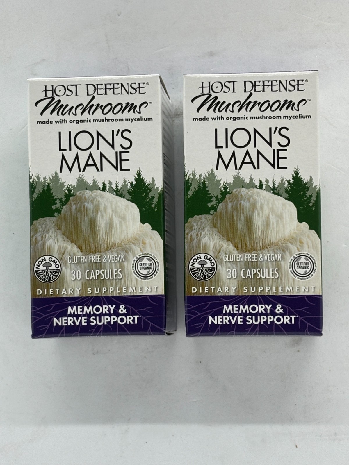 Host Defense Mushrooms Lion’s Mane 2 x 30 Capsules, Exp 10/2028, FREE SHIPPING!!