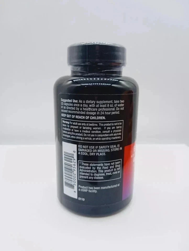 Dr Emil Nutrition Bedtime Burn PM Fat Burner Sleep Aid Pills 60 Count, Pack of 3