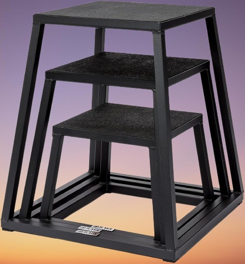 Rage Fitness Steel Plyo Box 12″ – Pre-Assembled, Anti-Slip Jump Box