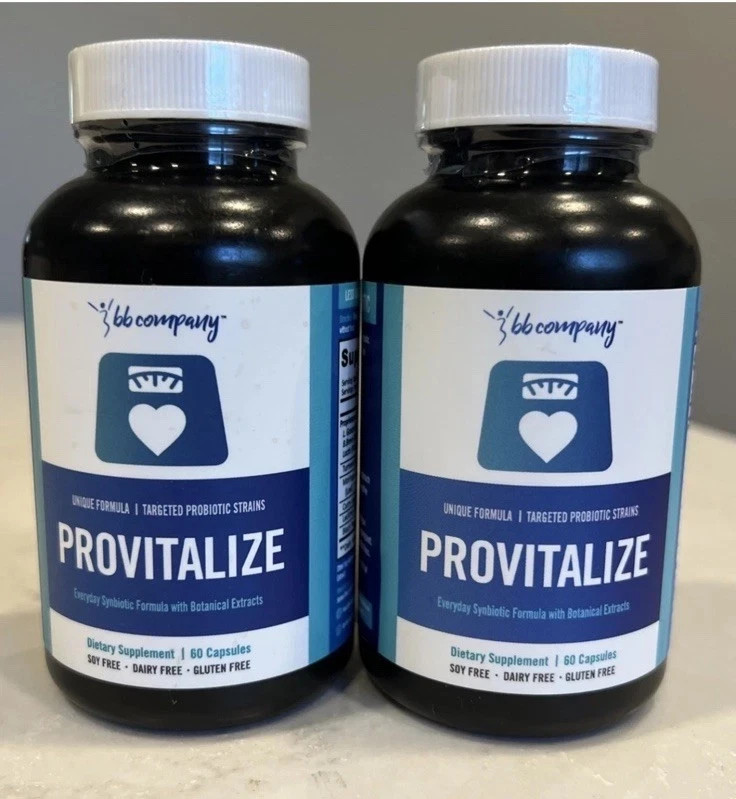 2PC Better Body Co Provitalize Natural Probiotic – 60 Caps. EXP : 6/27 FREE SHIP