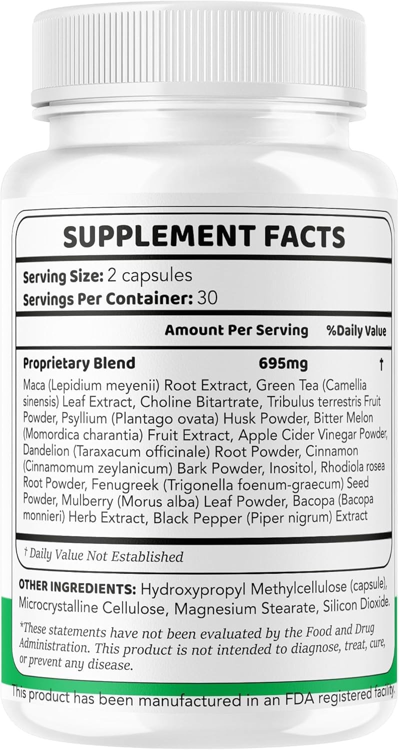 LipoEase Weight Loss Fat Burner Supplement Capsules Metabolism 1 Pack 60Ct