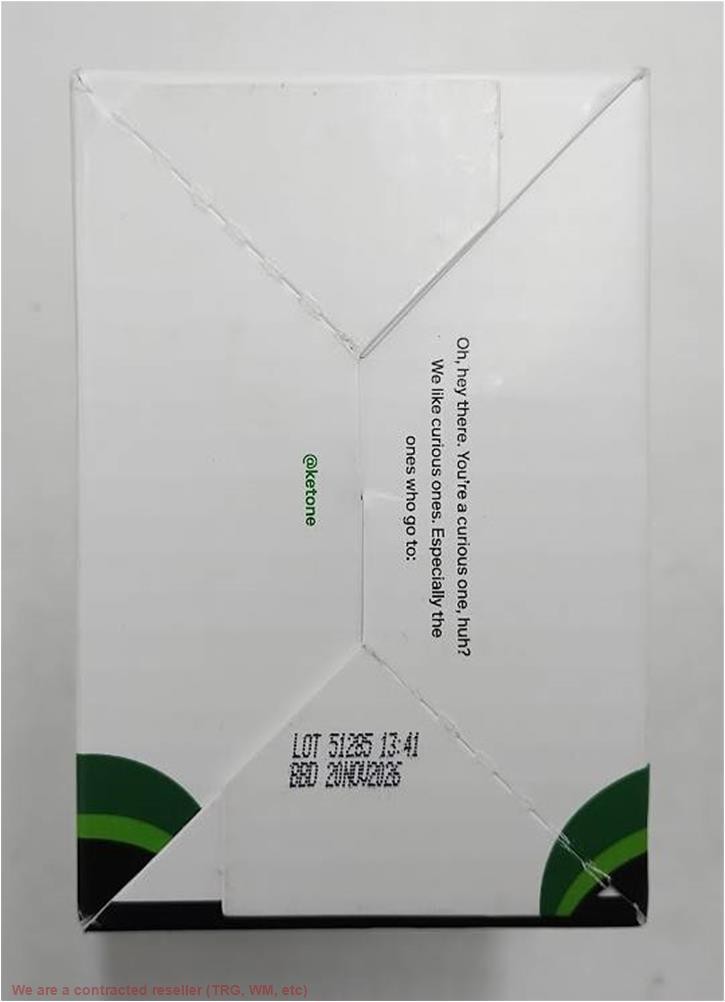 Ketone-IQ Green Apple Caffeine Energy Drinks – 6 Pack Box 2 fl oz EXP 11/20/26
