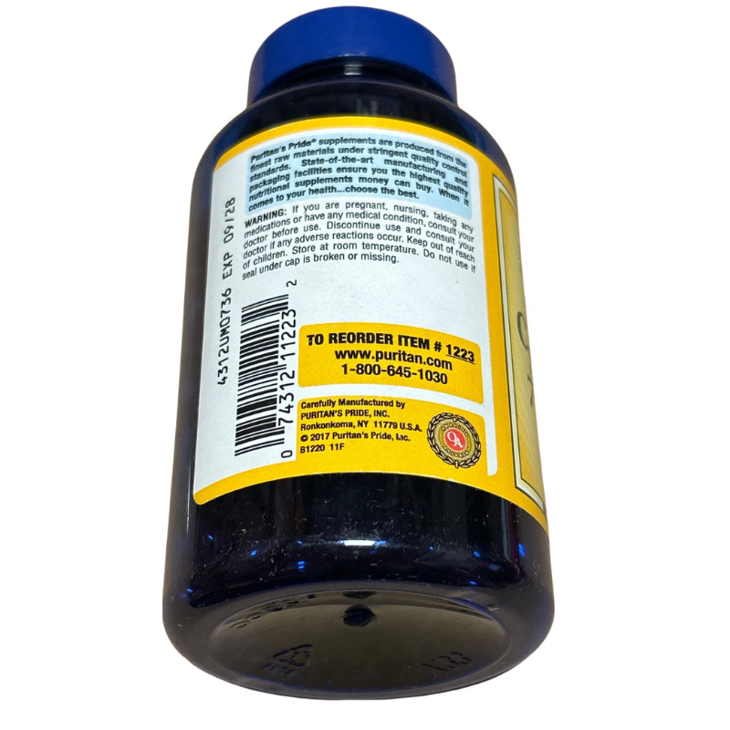2 Pack Puritan’s Pride Beta-Carotene 25000 IU 250 Softgels Vitamin A Supplements