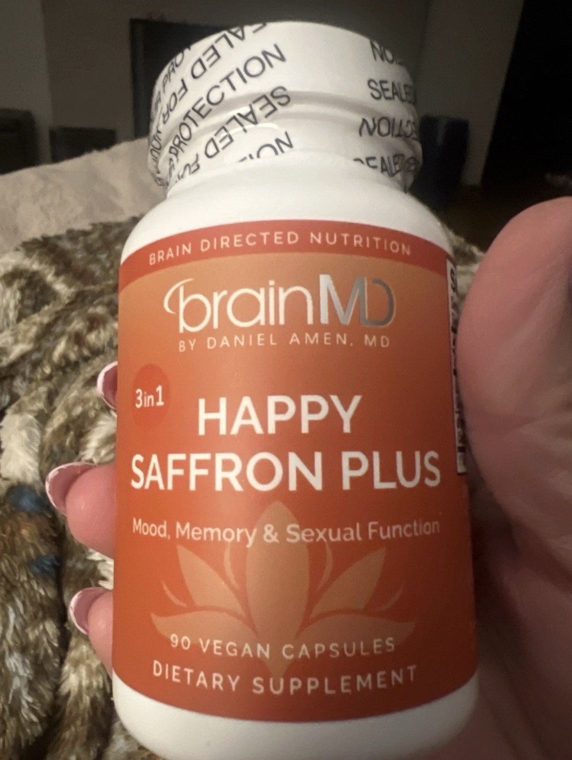 BrainMD Happy Saffron Plus Capsules 90ct Saffron Flower Extract
