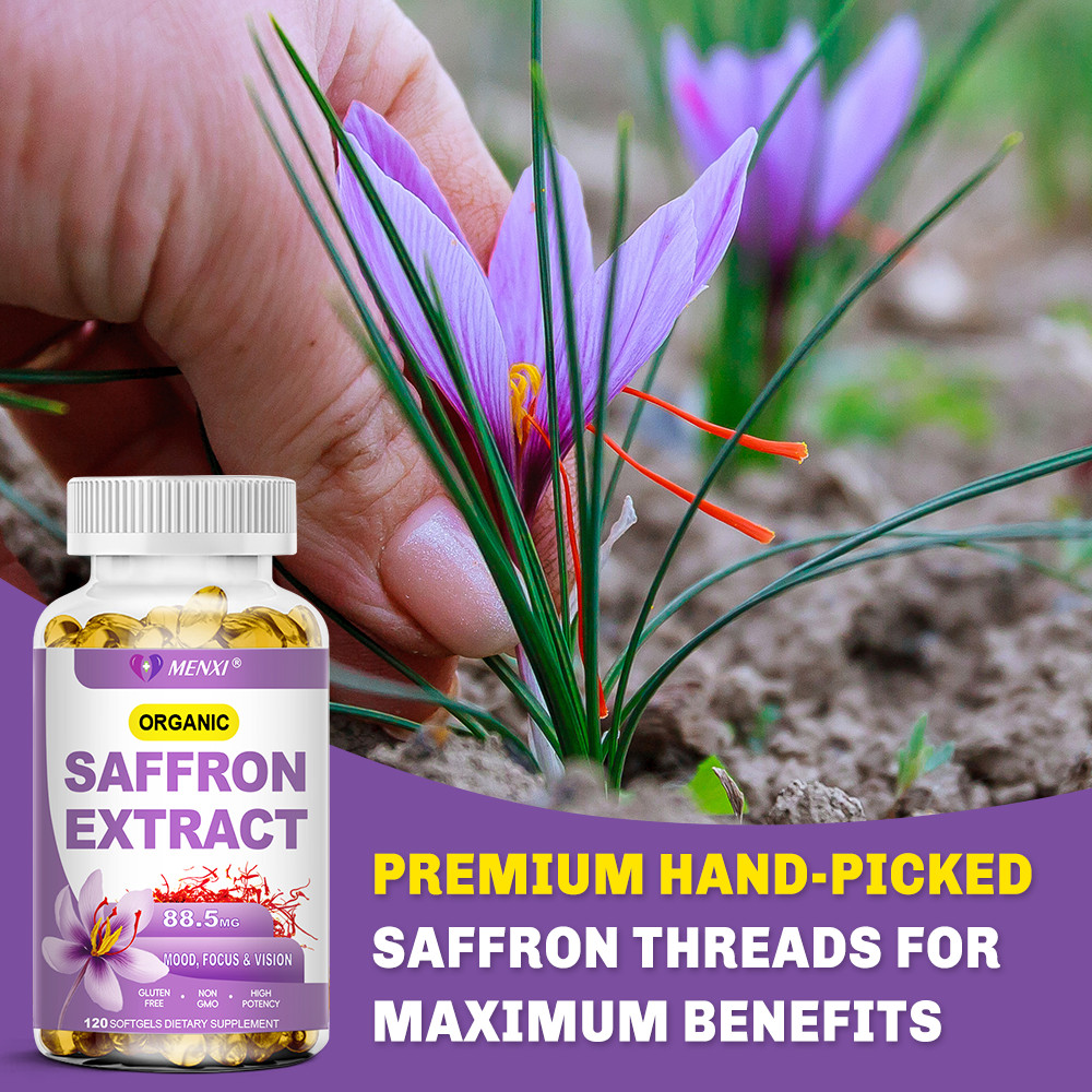 Extra Strength Saffron Extract for Weight Loss, Eye Health and Mood 88.5mg