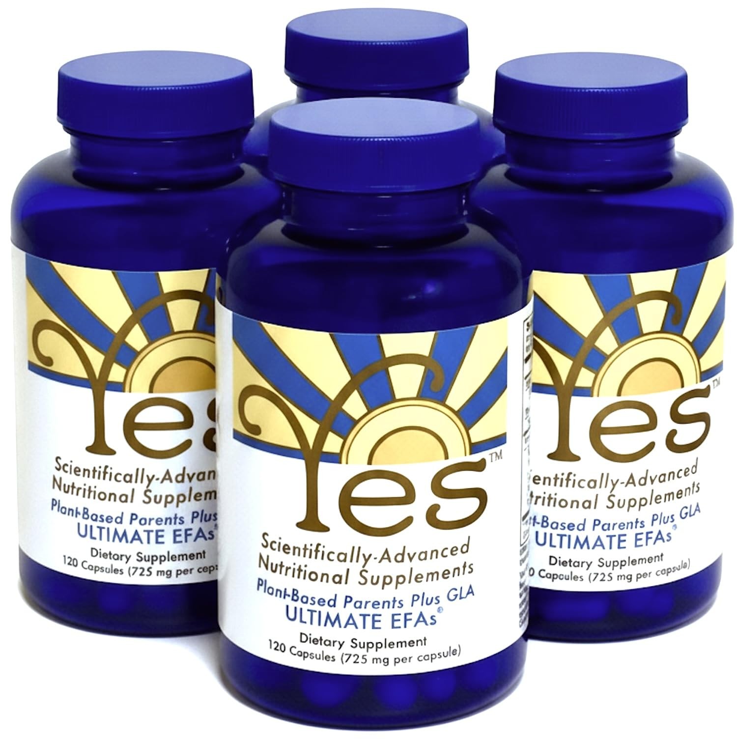 YES Plant Based Omega 3 6 Supplement – Burpless Fish Oil Alternative – DHA,