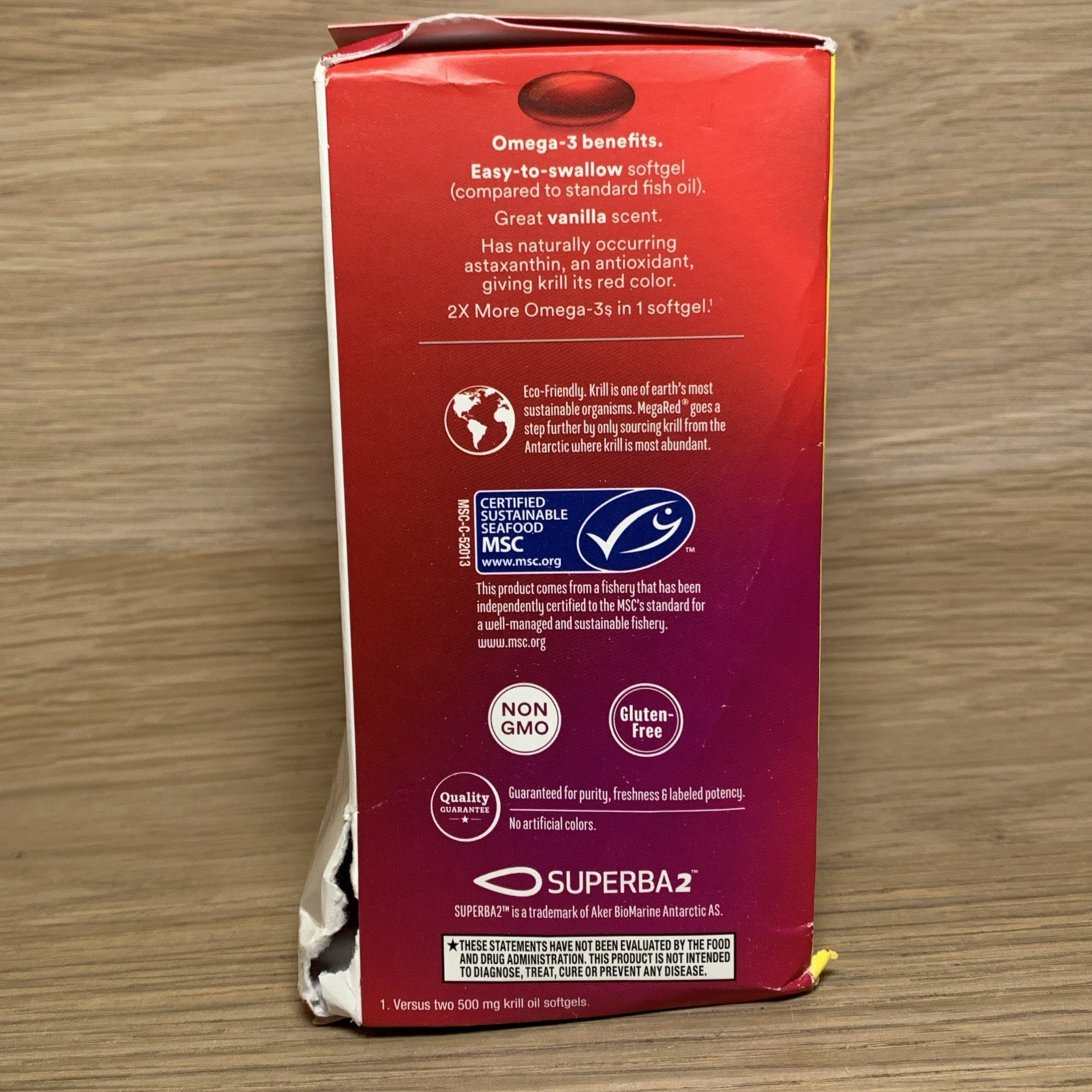 MegaRed 1000mg Ultra Strength Omega-3 Krill Oil, 60 Softgels. EXP 03/2027