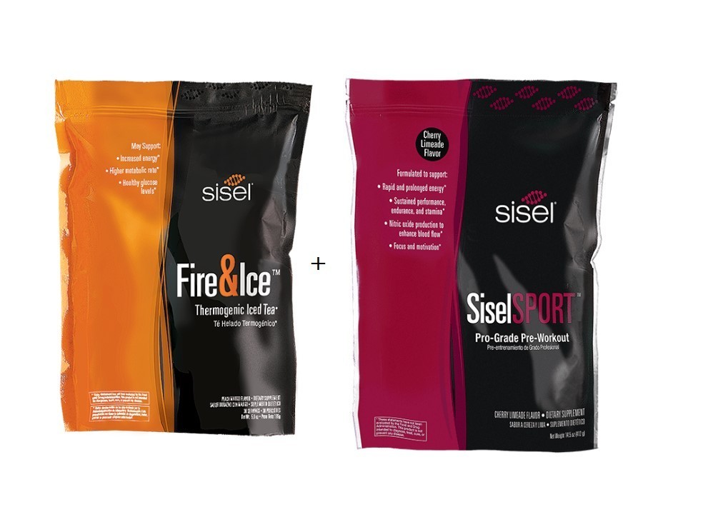 Bundle SiselSPORT Cherry Limeade + Fire&Ice Peach Mango. exp 2028 – new