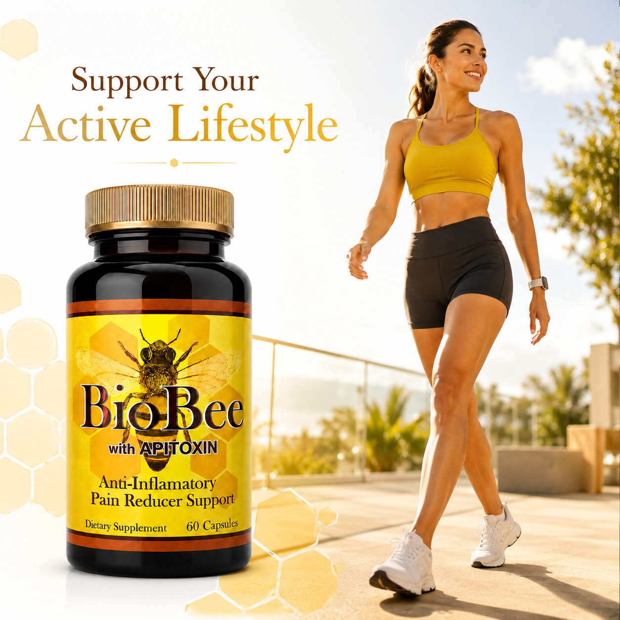 2 BioBee Muscle Joint Relief Arthritis Anti-Inflammatory Bee Therapy Pill 2