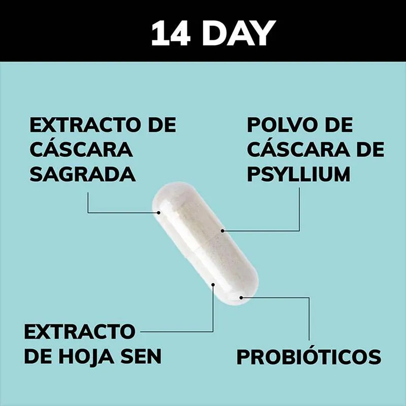 14 Day Cleanse 60pcs, Improves Digestive Comfort, Cleanses and Detoxifies,Energy