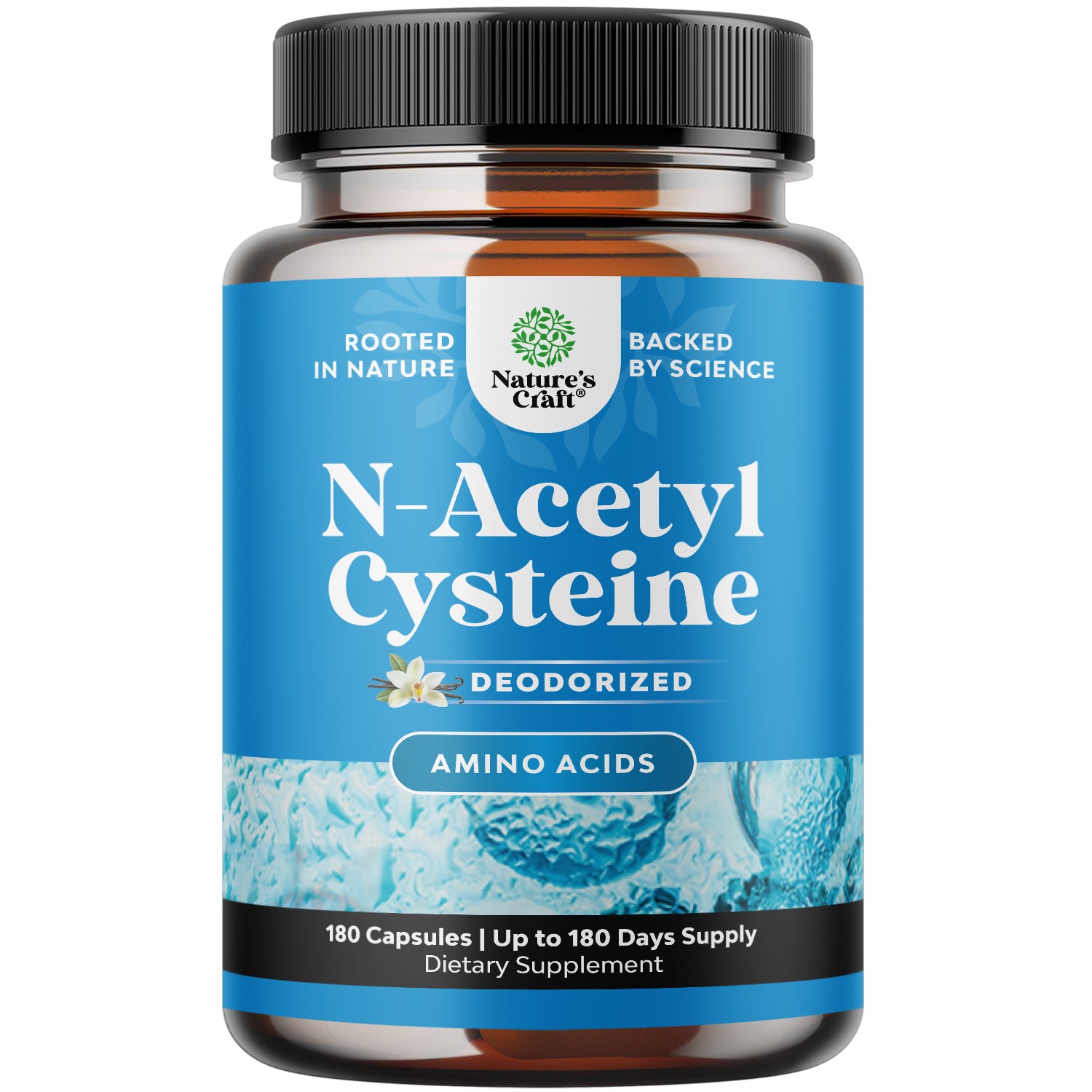 NAC Supplement N-Acetyl Cysteine 600mg – Potent Vegan High Absorption 180ct