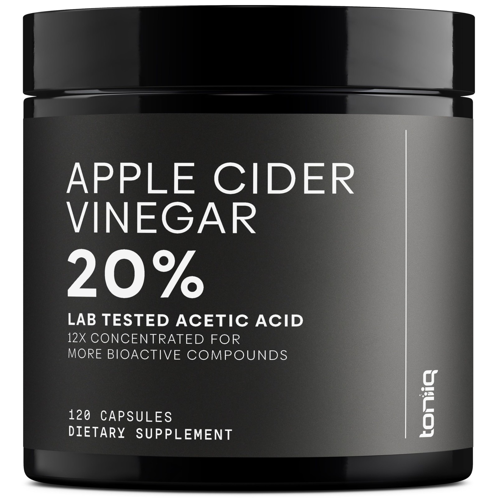 Toniiq Apple Cider Vinegar Capsules – Ultra High Potency 2010Mg Formula 20