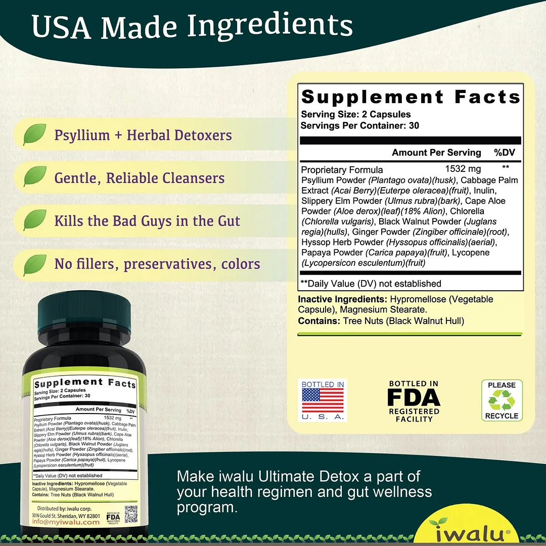 Best Detox Cleanse For Weight Loss | Best Supplement Capsules FREE SHIP