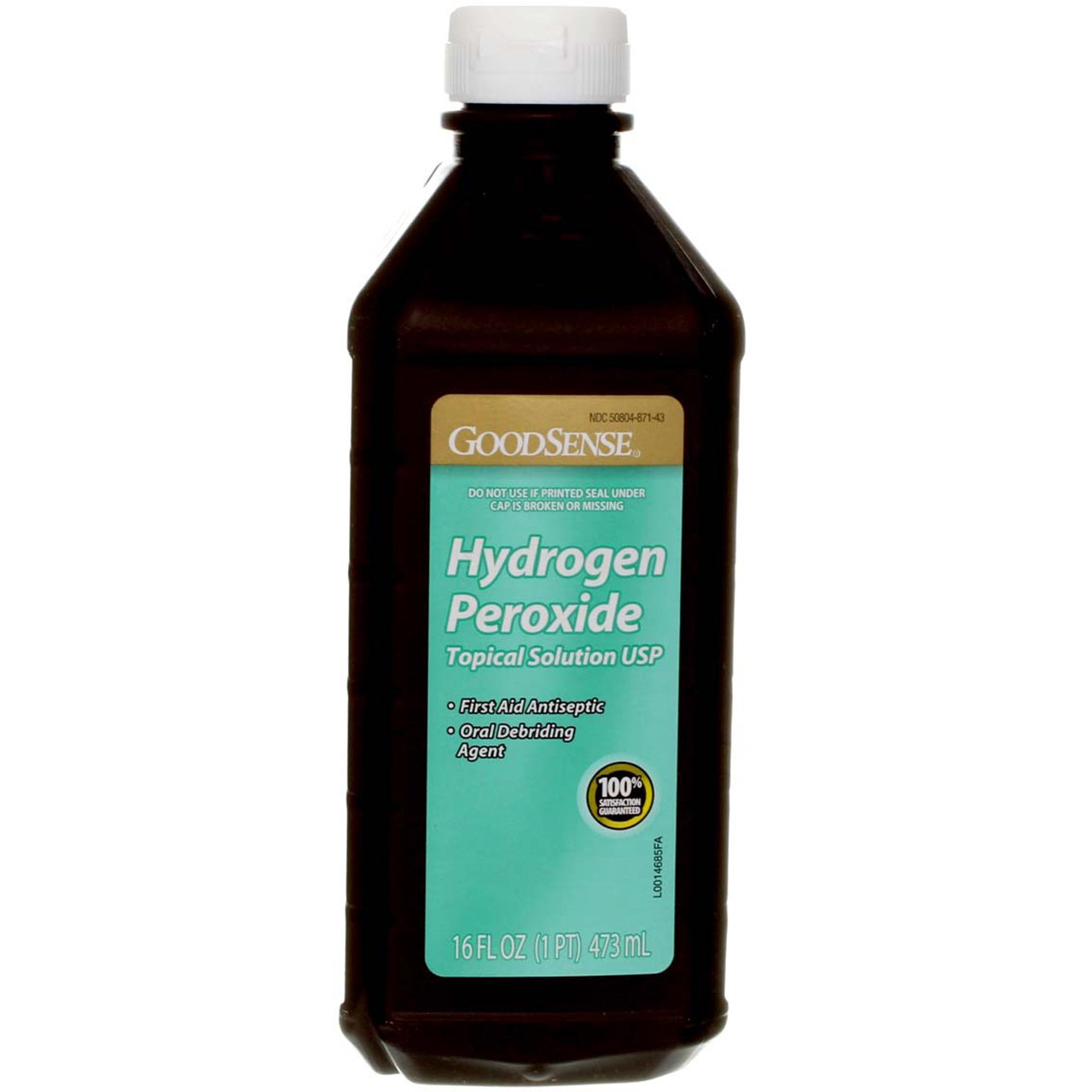 6 Pack GoodSense Hydrogen Peroxide Topical Solution Liquid, 16 fl oz