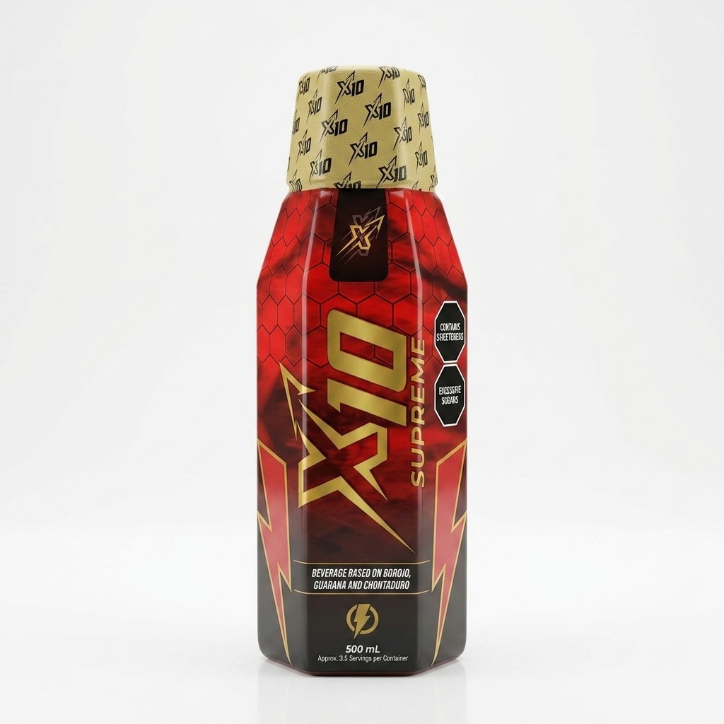 X10 SUPREME 500ML BOTTLE Men Drink Energy & Vitality Support ⚡ ⚡ ⚡